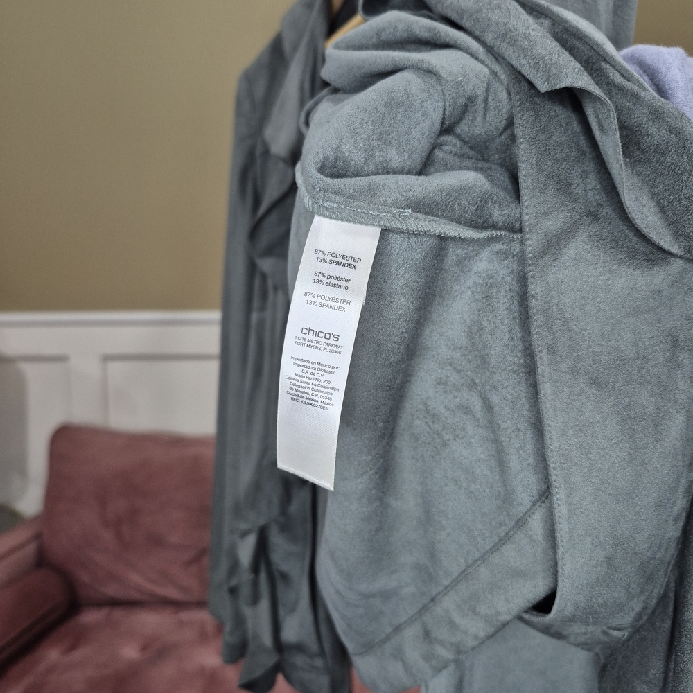 Chico's Sage Ruffle Blazer - Picture 4 of 5